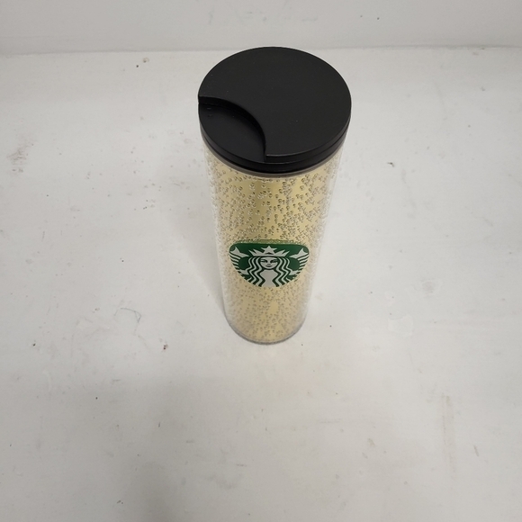 STARBUCKS Holiday Gold Bubble Travel Mug - Picture 3 of 10